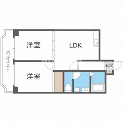 ハビテ深江橋の物件間取画像